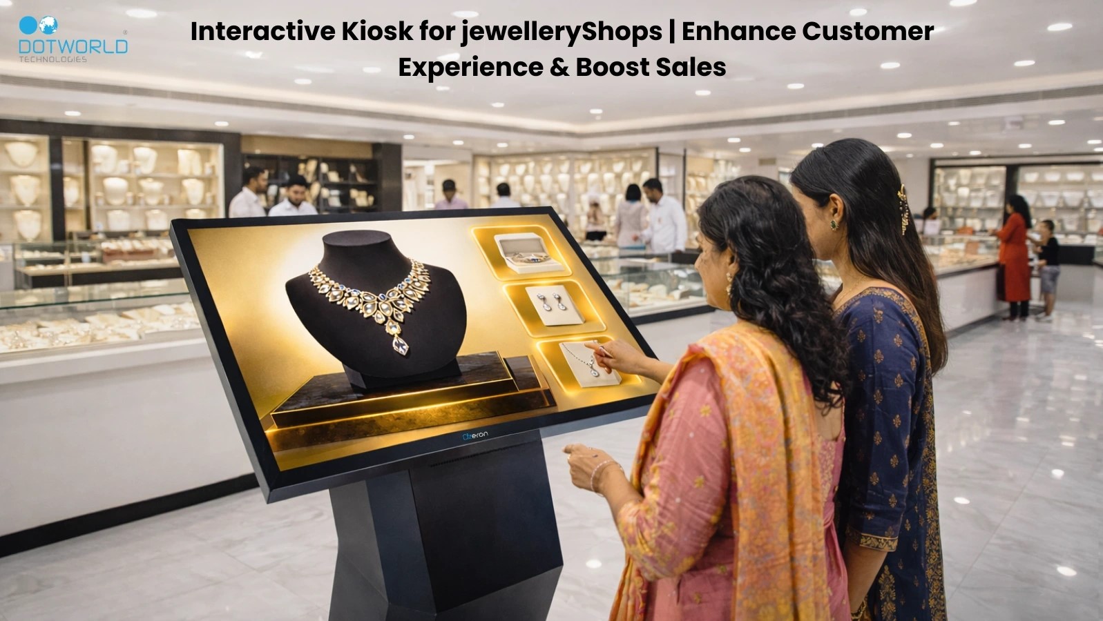 Interactive Kiosk for jewellery Shops in Coimbatore, Tamil Nadu | Enhance Customer Experience & Boost Sales Interactive Kiosk for jewellery Shops in Coimbatore, Tamil Nadu | Enhance Customer Experience & Boost Sales